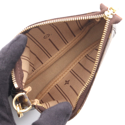 ミニポシェット アクセソワール モノグラム T&B チェーンハンドバッグ PVC レザー ブラウン ルイヴィトン バッグ LOUIS VUITTON