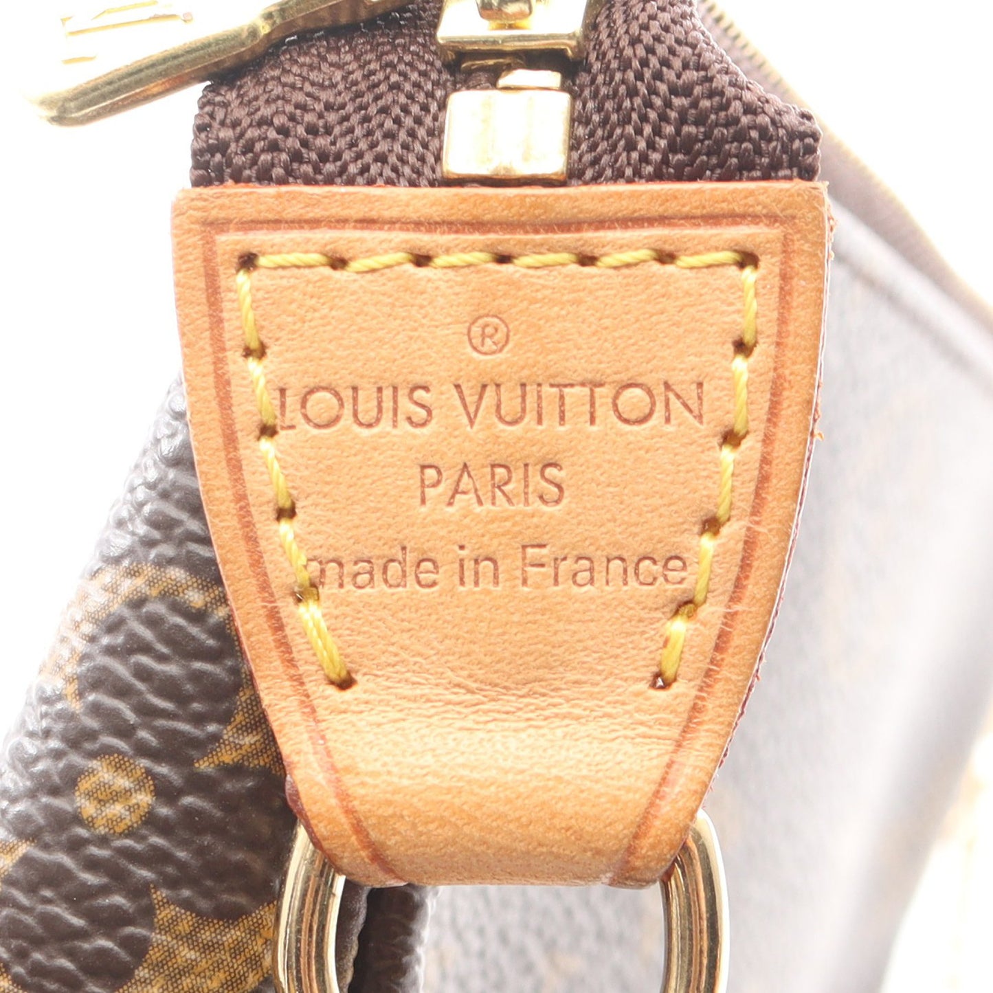 ミニポシェット アクセソワール モノグラム T&B チェーンハンドバッグ PVC レザー ブラウン ルイヴィトン バッグ LOUIS VUITTON