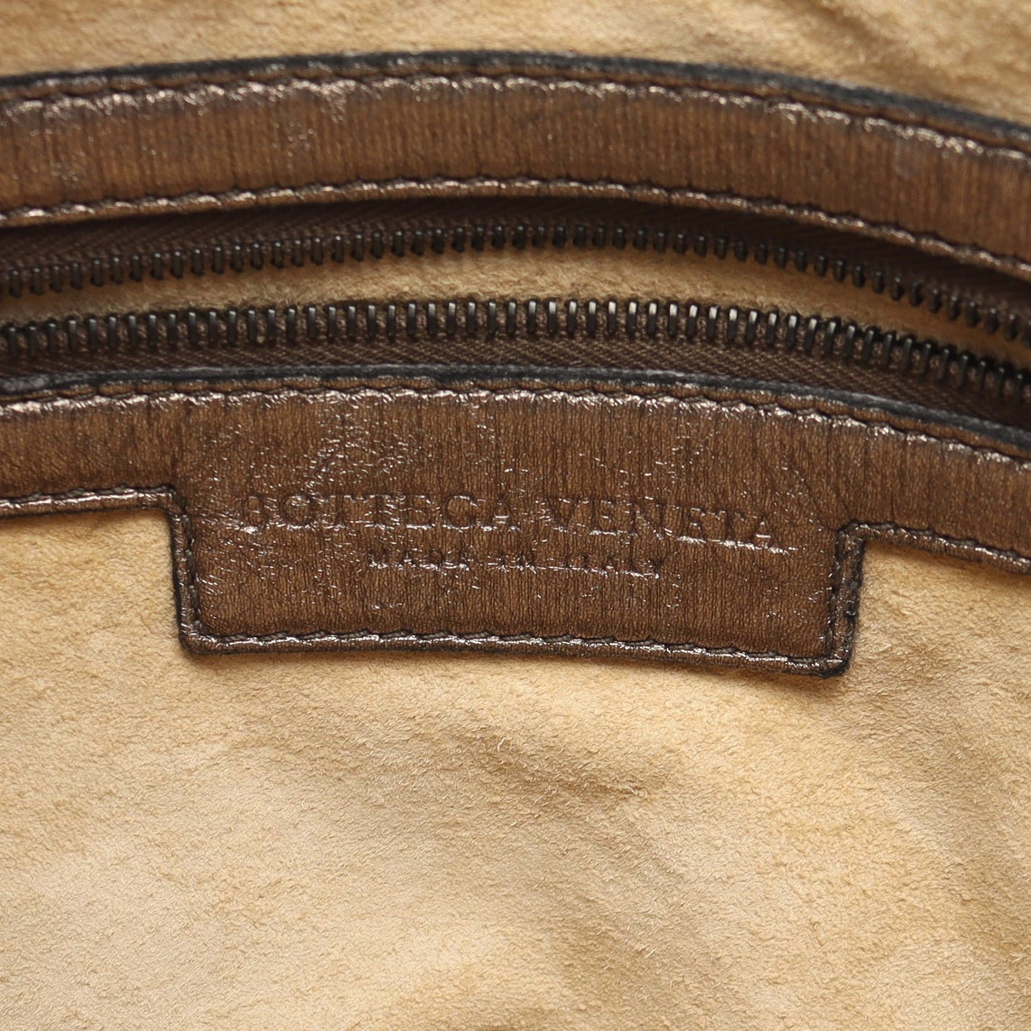ヴェネタバッグ イントレチャート ワンショルダーバッグ レザー シャンパンゴールド ボッテガヴェネタ バッグ BOTTEGA VENETA