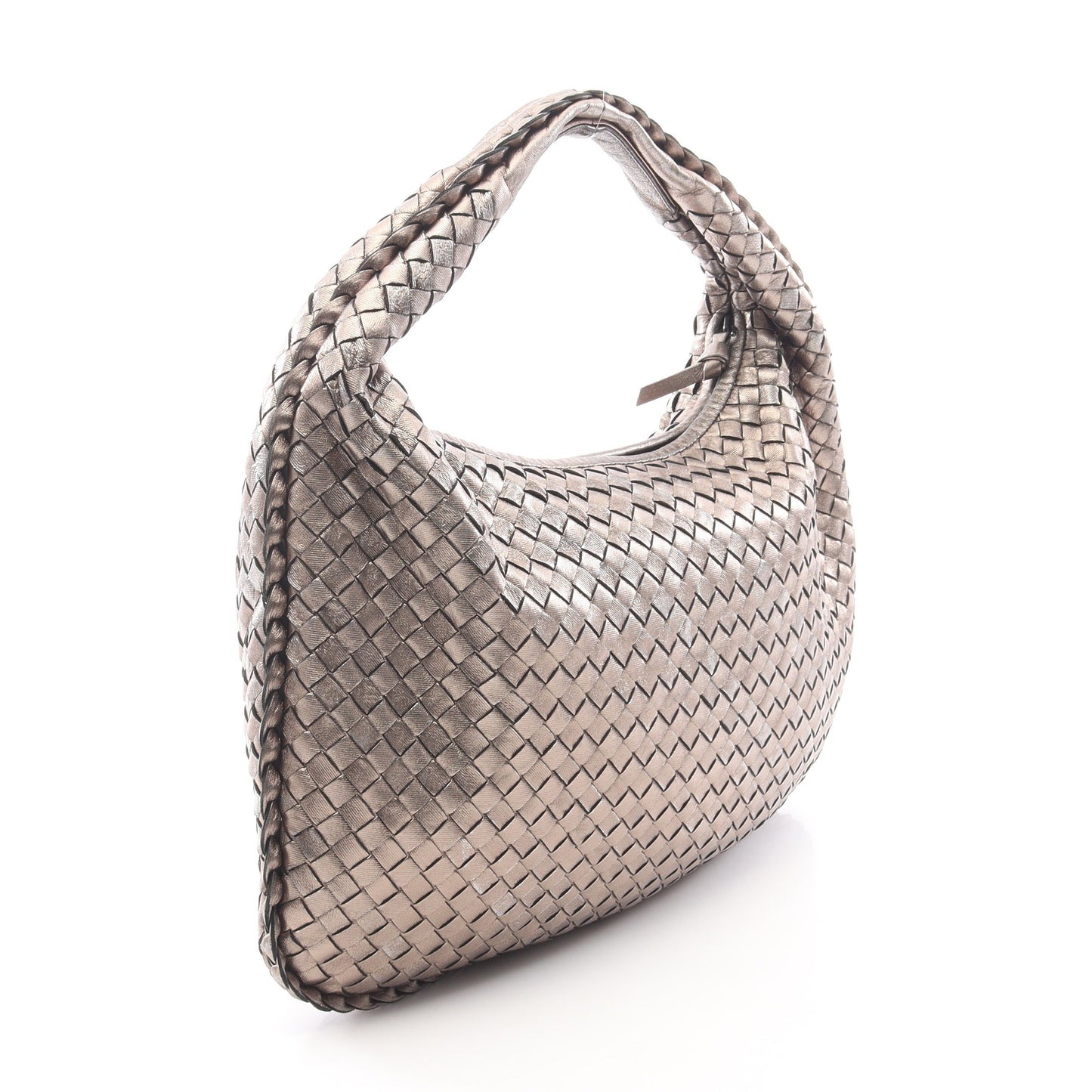 ヴェネタバッグ イントレチャート ワンショルダーバッグ レザー シャンパンゴールド ボッテガヴェネタ バッグ BOTTEGA VENETA