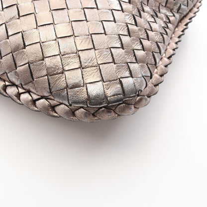 ヴェネタバッグ イントレチャート ワンショルダーバッグ レザー シャンパンゴールド ボッテガヴェネタ バッグ BOTTEGA VENETA