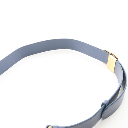 30 MONTAIGNE モンテーニュ ショルダーバッグ レザー ブルーグレー クリスチャンディオール バッグ Christian Dior