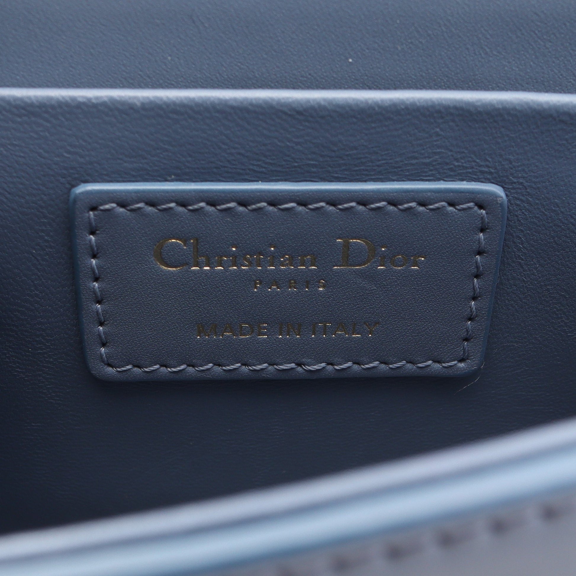 30 MONTAIGNE モンテーニュ ショルダーバッグ レザー ブルーグレー クリスチャンディオール バッグ Christian Dior