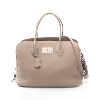 ミラMM トゥルトレール 2WAY ハンドバッグ トリヨンレザー ベージュ ルイヴィトン バッグ LOUIS VUITTON