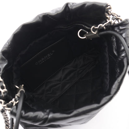 CHANEL 22 ミニ 2WAY チェーンショルダーバッグ レザー ブラック シルバー金具 シャネル バッグ CHANEL