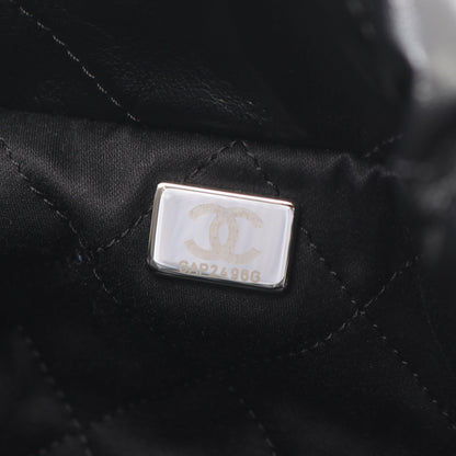 CHANEL 22 ミニ 2WAY チェーンショルダーバッグ レザー ブラック シルバー金具 シャネル バッグ CHANEL