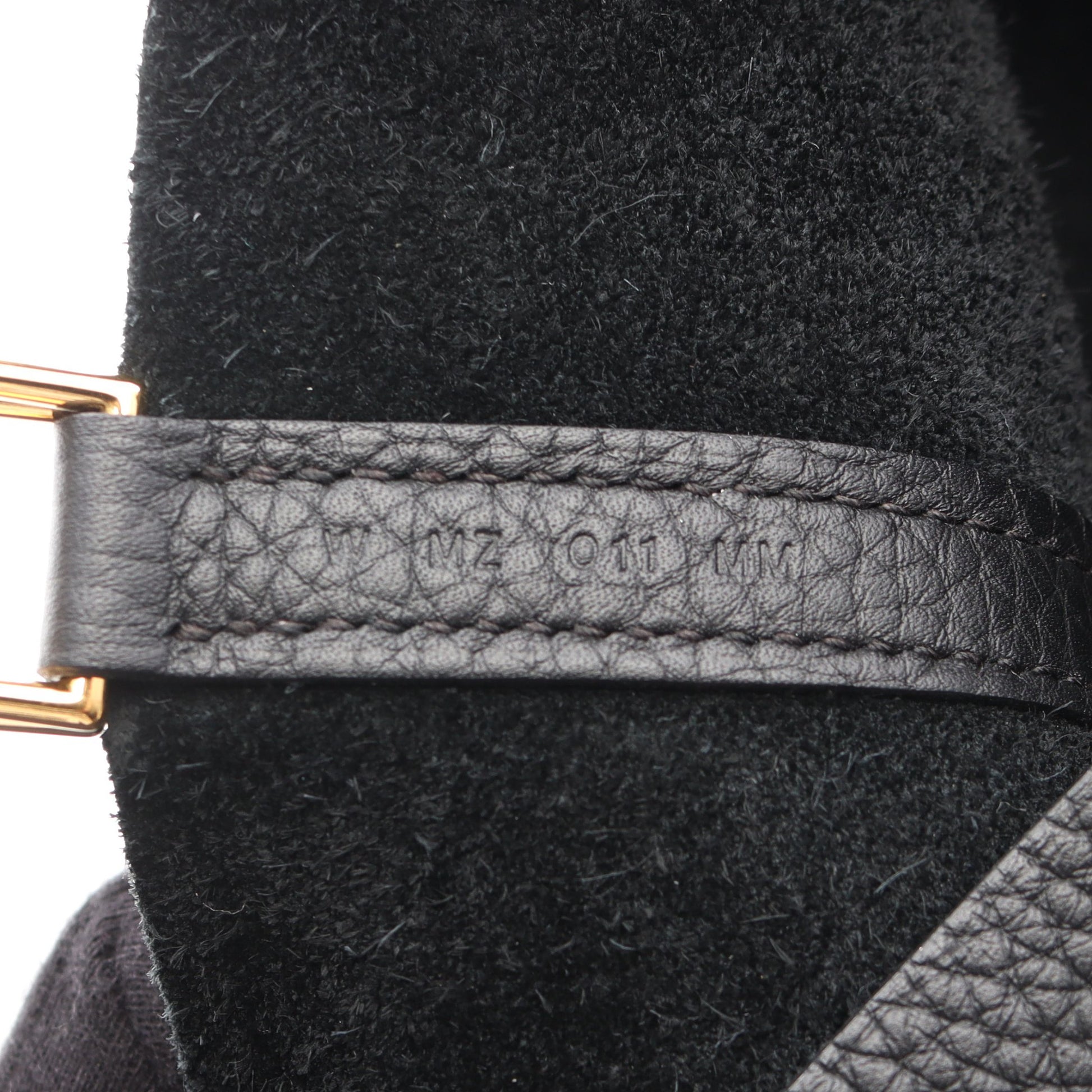 ピコタンロックPM ハンドバッグ トリヨンクレマンス ブラック ゴールド金具 W刻印 エルメス バッグ HERMES