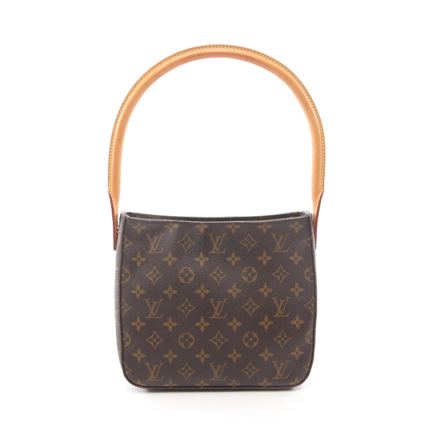 ルーピングMM モノグラム ショルダーバッグ PVC レザー ブラウン ルイヴィトン バッグ LOUIS VUITTON
