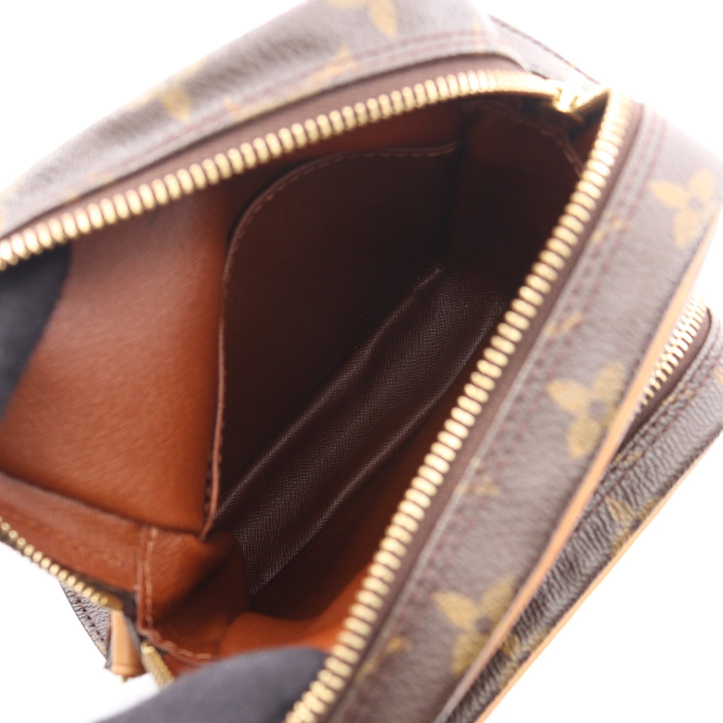アマゾン モノグラム ショルダーバッグ PVC レザー ブラウン ルイヴィトン バッグ LOUIS VUITTON