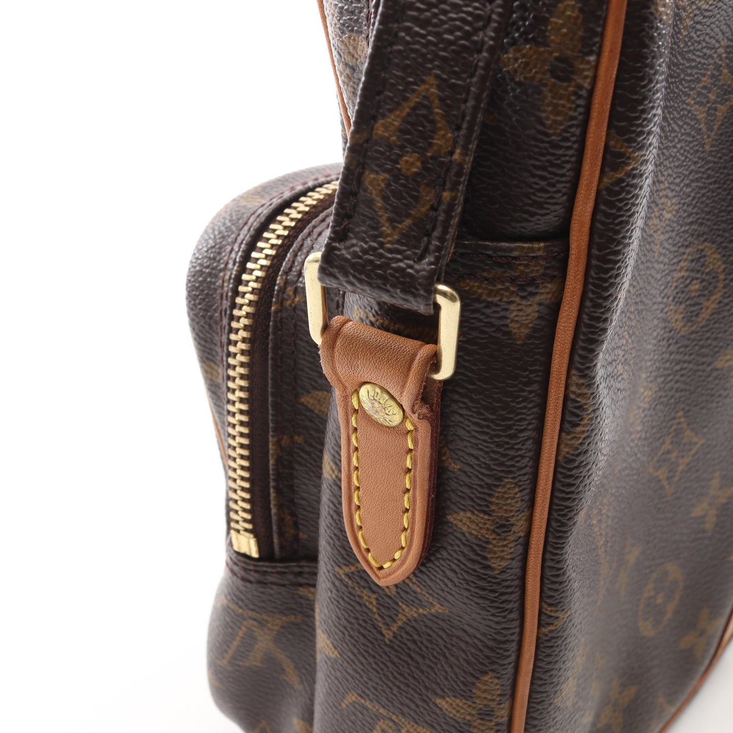 アマゾン モノグラム ショルダーバッグ PVC レザー ブラウン ルイヴィトン バッグ LOUIS VUITTON