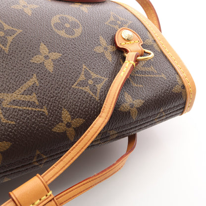 ネヴァーフルPM モノグラム ハンドバッグ トートバッグ PVC レザー ブラウン ルイヴィトン バッグ LOUIS VUITTON