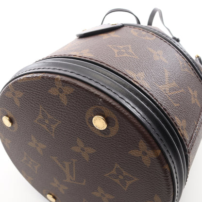 カノエ モノグラム 2WAY チェーンハンドバッグ PVC レザー ブラウン ブラック ルイヴィトン バッグ LOUIS VUITTON