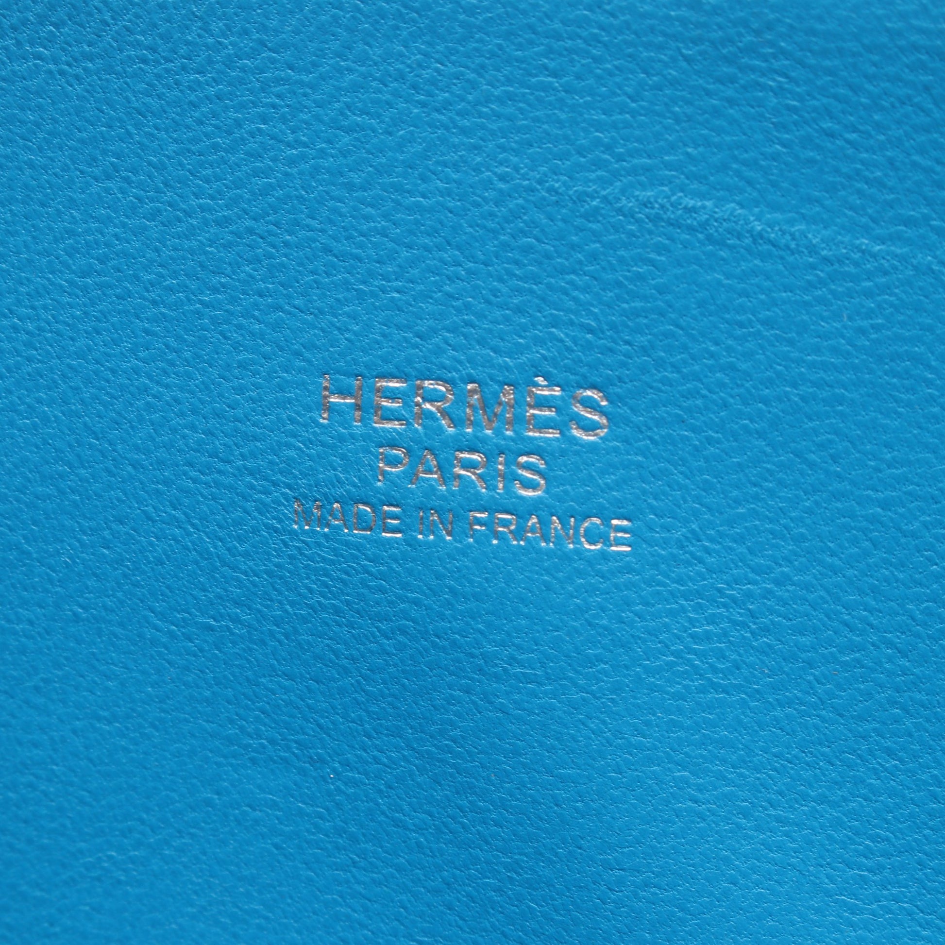 ボリード27 ブルーザンジバル 2WAY ハンドバッグ ヴォーエプソン ブルー シルバー金具 A刻印 エルメス バッグ HERMES