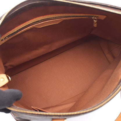 カバメゾ モノグラム ショルダーバッグ トートバッグ PVC レザー ブラウン ルイヴィトン バッグ LOUIS VUITTON