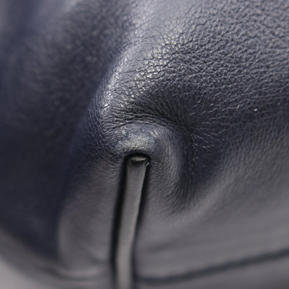 フラメンコ クラッチ ミニ ショルダーバッグ レザー ネイビー ロエベ バッグ LOEWE