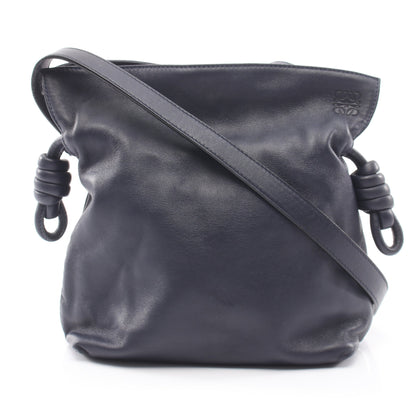 フラメンコ クラッチ ミニ ショルダーバッグ レザー ネイビー ロエベ バッグ LOEWE