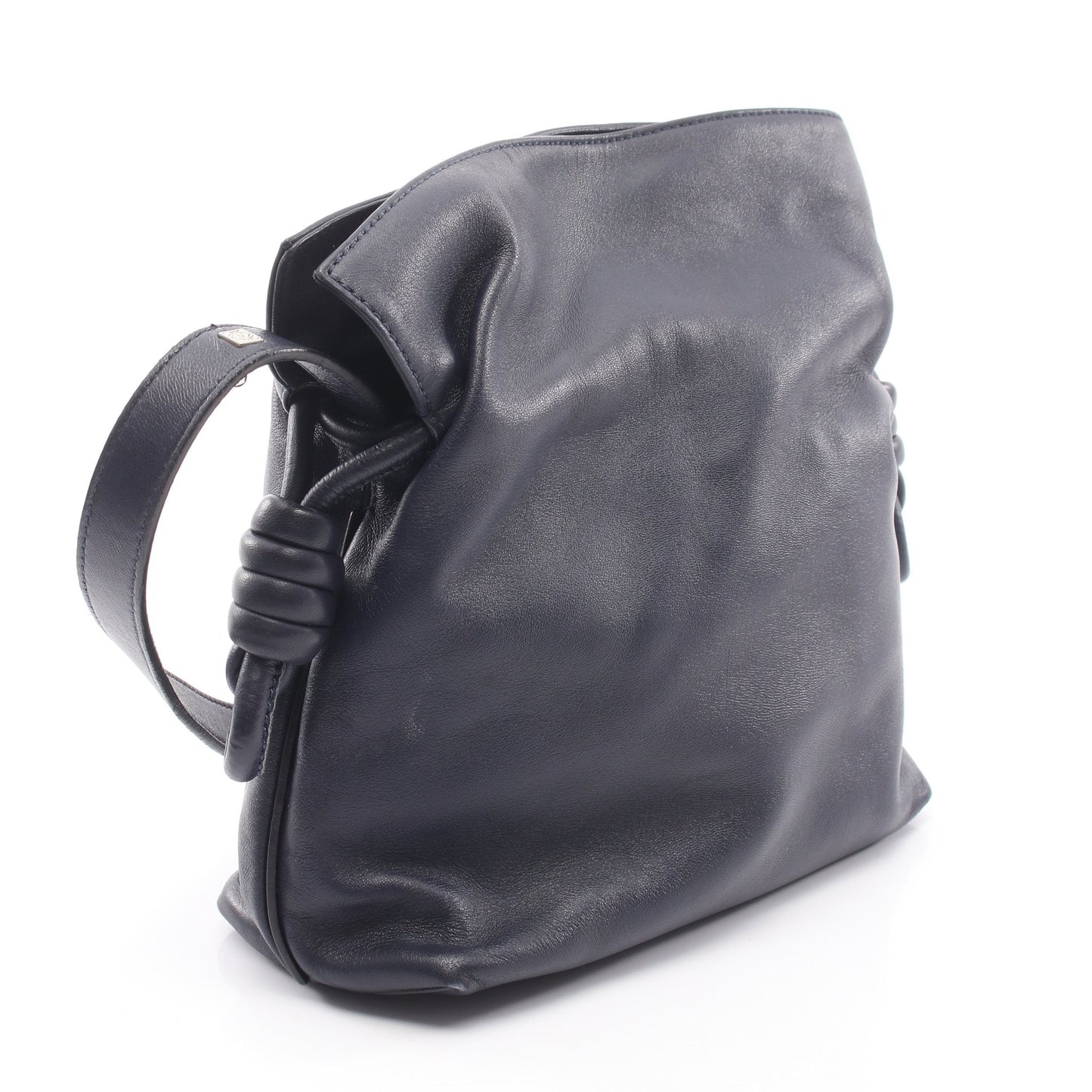 フラメンコ クラッチ ミニ ショルダーバッグ レザー ネイビー ロエベ バッグ LOEWE