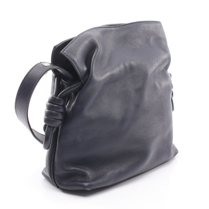 フラメンコ クラッチ ミニ ショルダーバッグ レザー ネイビー ロエベ バッグ LOEWE