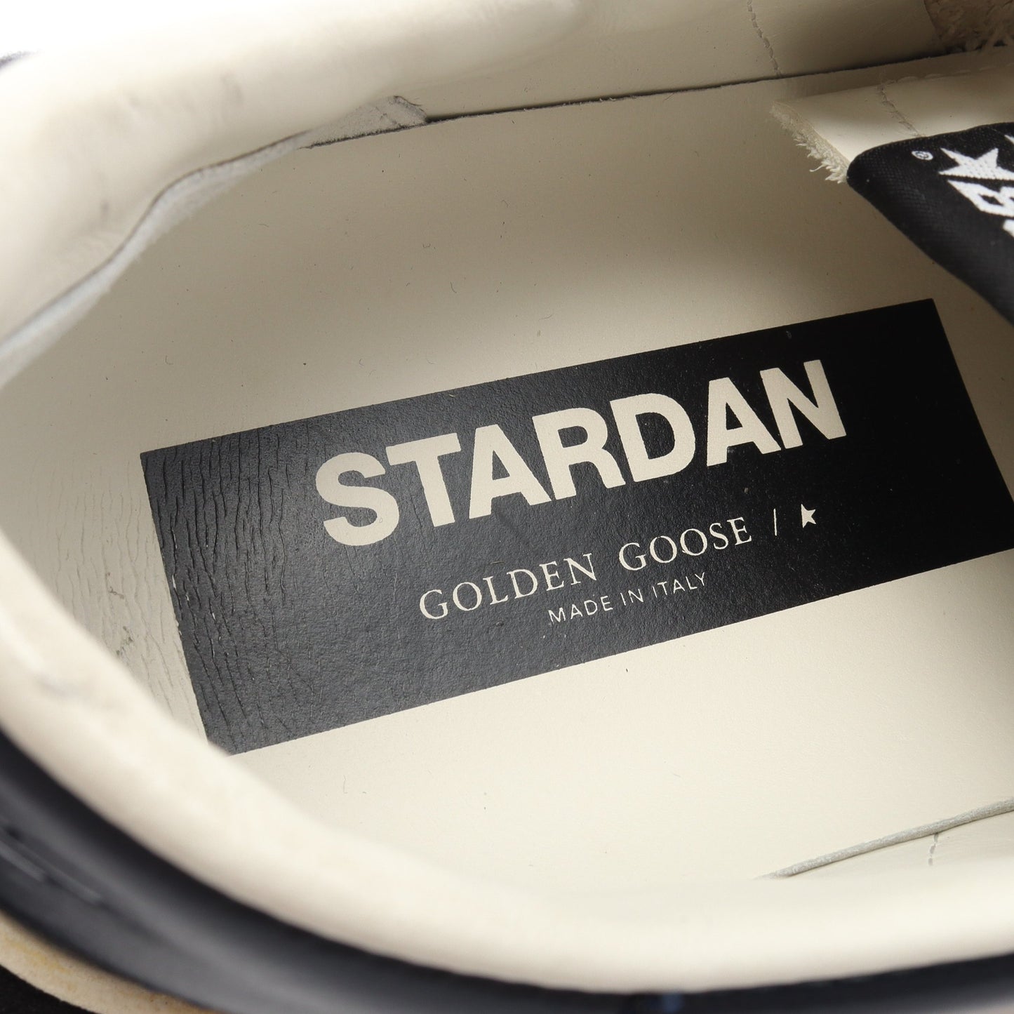 Stardan スニーカー レザー スエード ホワイト ダークネイビー ブラック ゴールデングース