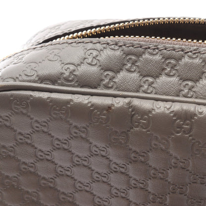 ブリー マイクログッチシマ ショルダーバッグ レザー グレー グッチ バッグ GUCCI