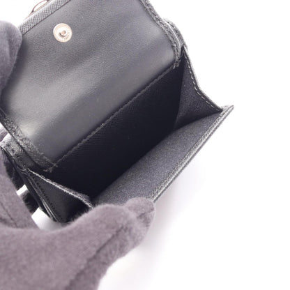三つ折り財布 レザー ブラック ヴィヴィアンウエストウッド