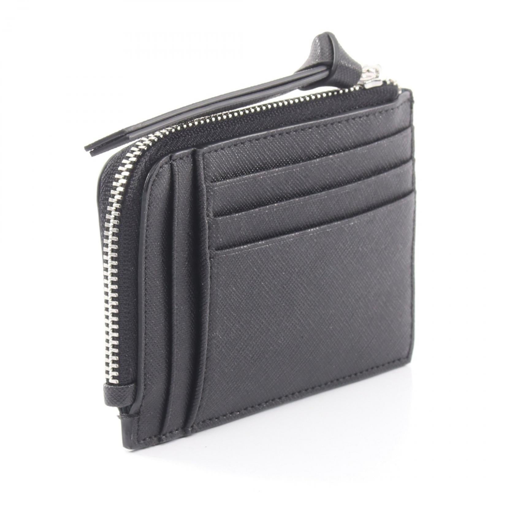 【美品】ヴィヴィアンウエストウッド ケース カードケースオーブ レザー 黒 CARD HOLDER WITH ZIP オーブ カードケース その他 フェイクレザー