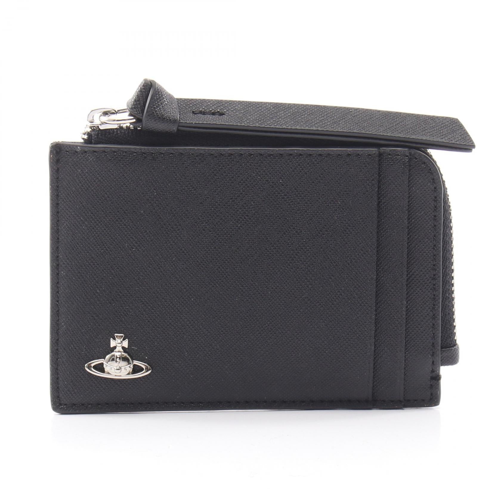 CARD HOLDER WITH ZIP オーブ カードケース その他 フェイクレザー