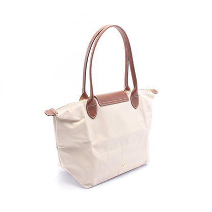 LE PLIAGE ORIGINAL M ル プリアージュ オリジナル M ハンドバッグ トートバッグ キャンバス レザー ベージュ ブラウン ロンシャン