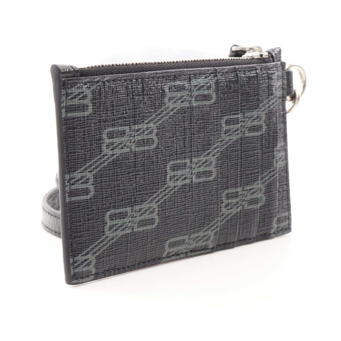 CASH キャッシュ BBモノグラム カードケース コインケース PVC ブラック バレンシアガ 財布・小物 BALENCIAGA