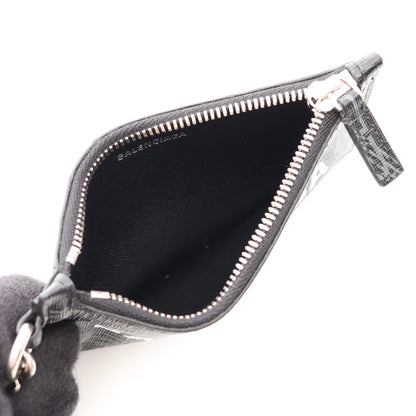 CASH キャッシュ BBモノグラム カードケース コインケース PVC ブラック バレンシアガ 財布・小物 BALENCIAGA