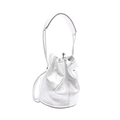 MINI NUBE BUCKET ミニヌーベバケット ショルダーバッグ レザー シルバー ジェイアンドエムデヴィッドソン