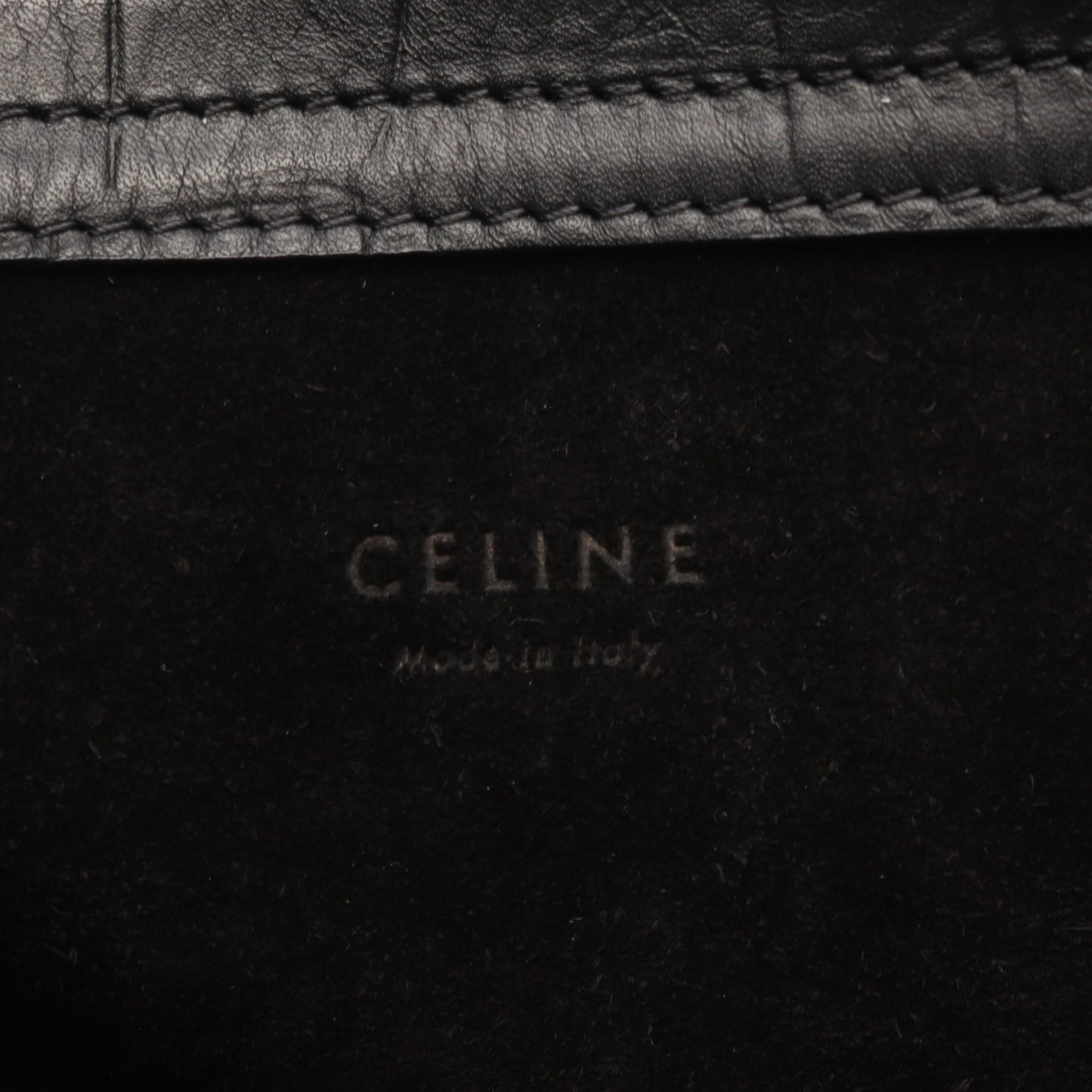 ラゲージ ファントム ハンドバッグ トートバッグ レザー ブラック セリーヌ バッグ CELINE
