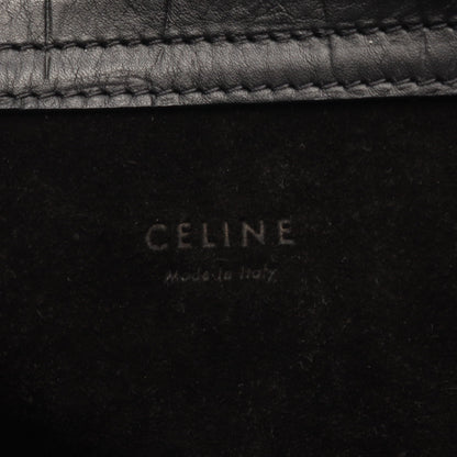 ラゲージ ファントム ハンドバッグ トートバッグ レザー ブラック セリーヌ バッグ CELINE