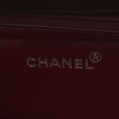 ココマーク ハンドバッグ バニティバッグ ウッド レザー ブラウン ブラック シルバー金具 シャネル バッグ CHANEL