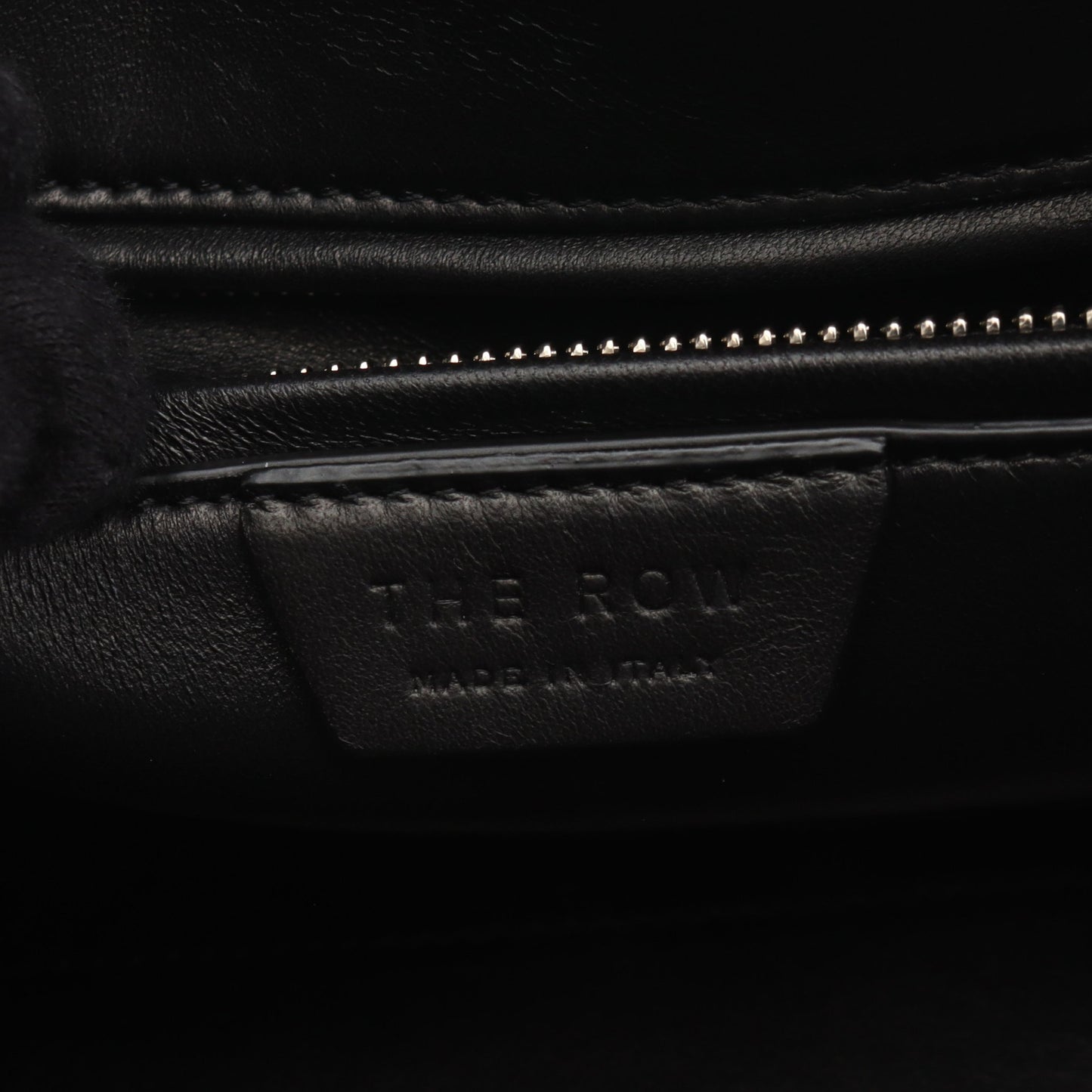 Small E/W India ハンドバッグ レザー ブラック ザロウ