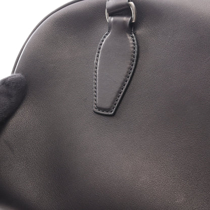 Small E/W India ハンドバッグ レザー ブラック ザロウ