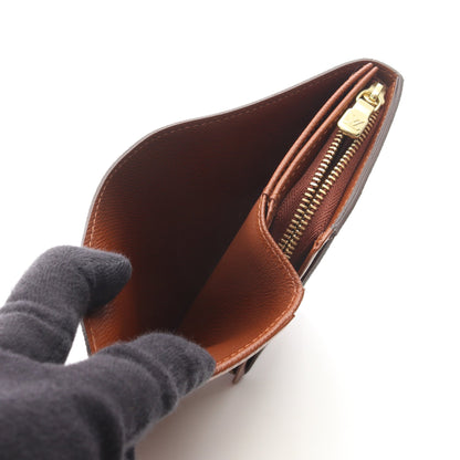 ポルトモネ ビエ トレゾール モノグラム 二つ折り財布 PVC レザー ブラウン ルイヴィトン 財布・小物 LOUIS VUITTON