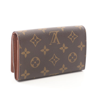 ポルトモネ ビエ トレゾール モノグラム 二つ折り財布 PVC レザー ブラウン ルイヴィトン 財布・小物 LOUIS VUITTON