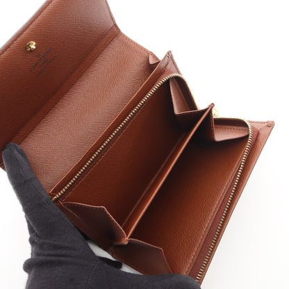 ポルトモネ ビエ トレゾール モノグラム 二つ折り財布 PVC レザー ブラウン ルイヴィトン 財布・小物 LOUIS VUITTON