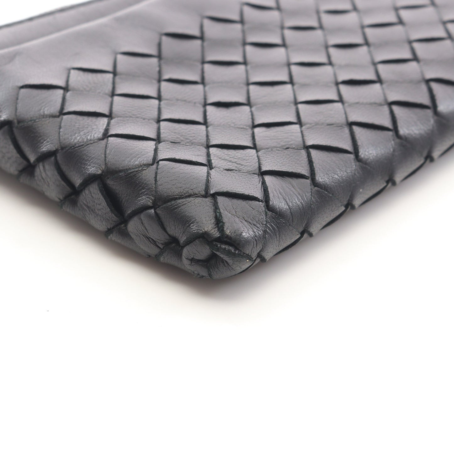 イントレチャート キーリング付き コインケース レザー ブラック ボッテガヴェネタ 財布・小物 BOTTEGA VENETA