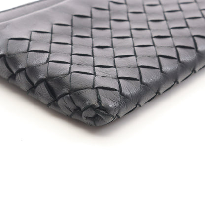 イントレチャート キーリング付き コインケース レザー ブラック ボッテガヴェネタ 財布・小物 BOTTEGA VENETA