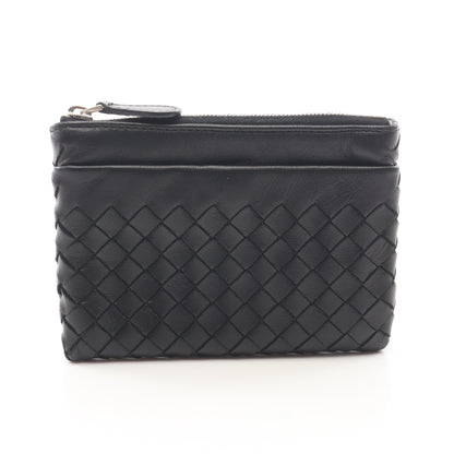 イントレチャート キーリング付き コインケース レザー ブラック ボッテガヴェネタ 財布・小物 BOTTEGA VENETA
