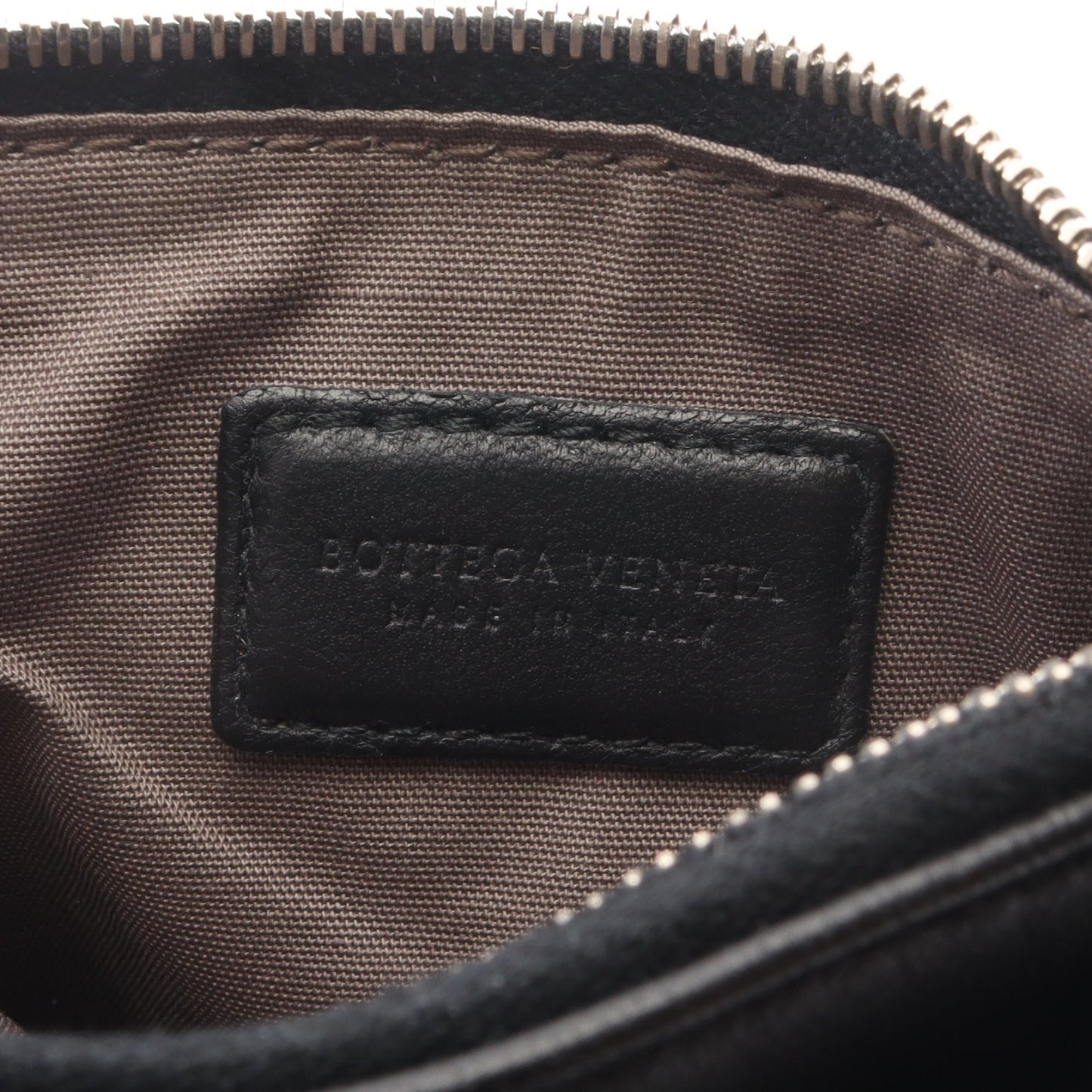 イントレチャート キーリング付き コインケース レザー ブラック ボッテガヴェネタ 財布・小物 BOTTEGA VENETA