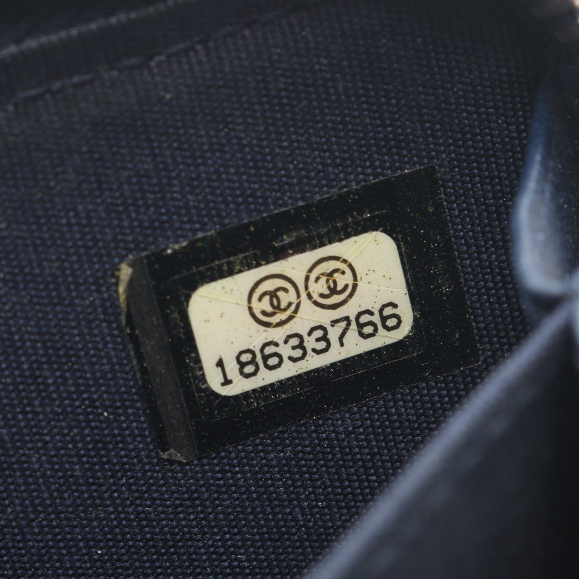 マトラッセ コインケース コインケース ラムスキン ネイビー シルバー金具 シャネル 財布・小物 CHANEL