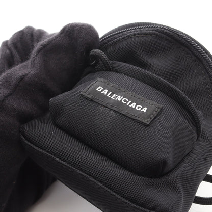 MICRO BACKPACK バッグチャーム ナイロン ブラック バレンシアガ 財布・小物 BALENCIAGA