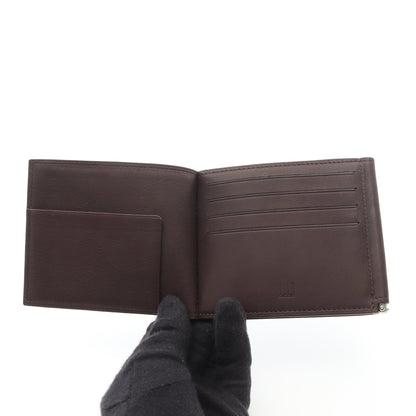 ロゴ 札入れ レザー ダークブラウン ダンヒル 財布・小物 dunhill