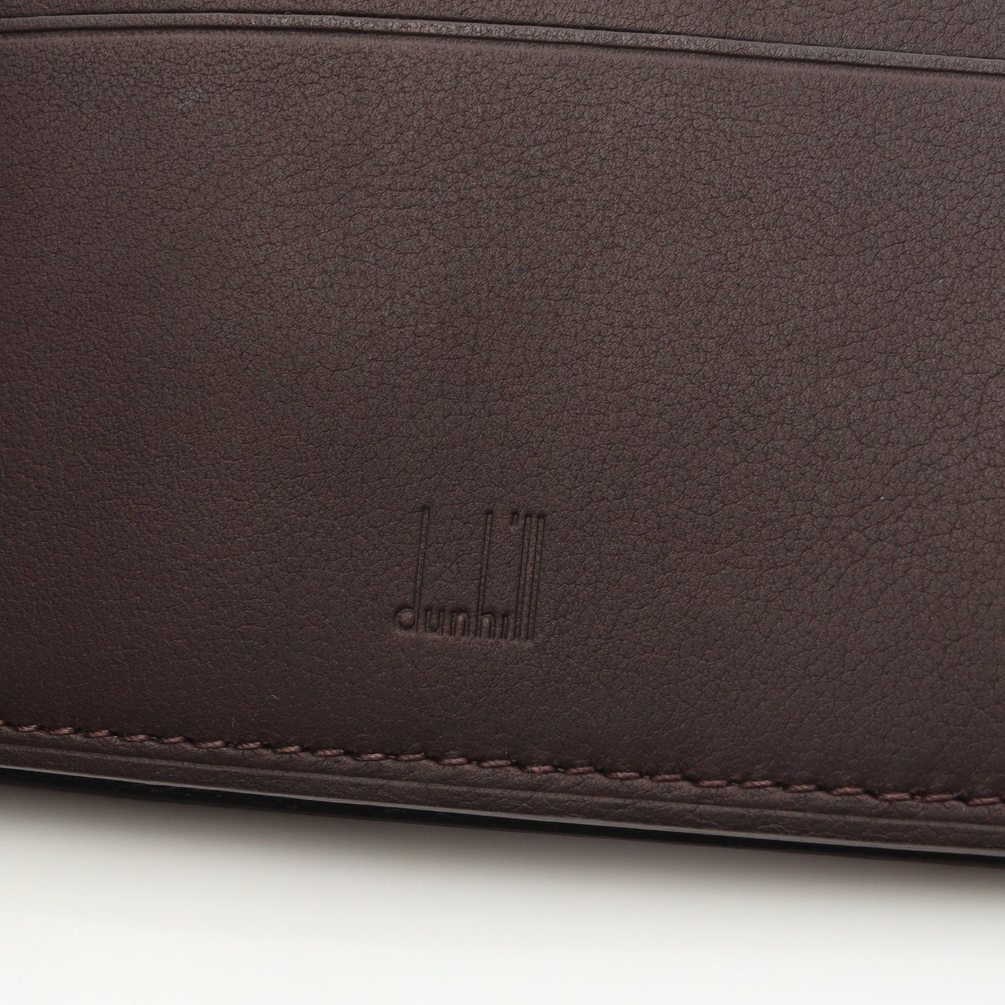 ロゴ 札入れ レザー ダークブラウン ダンヒル 財布・小物 dunhill