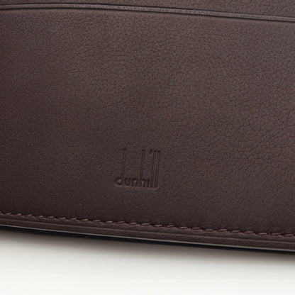 ロゴ 札入れ レザー ダークブラウン ダンヒル 財布・小物 dunhill