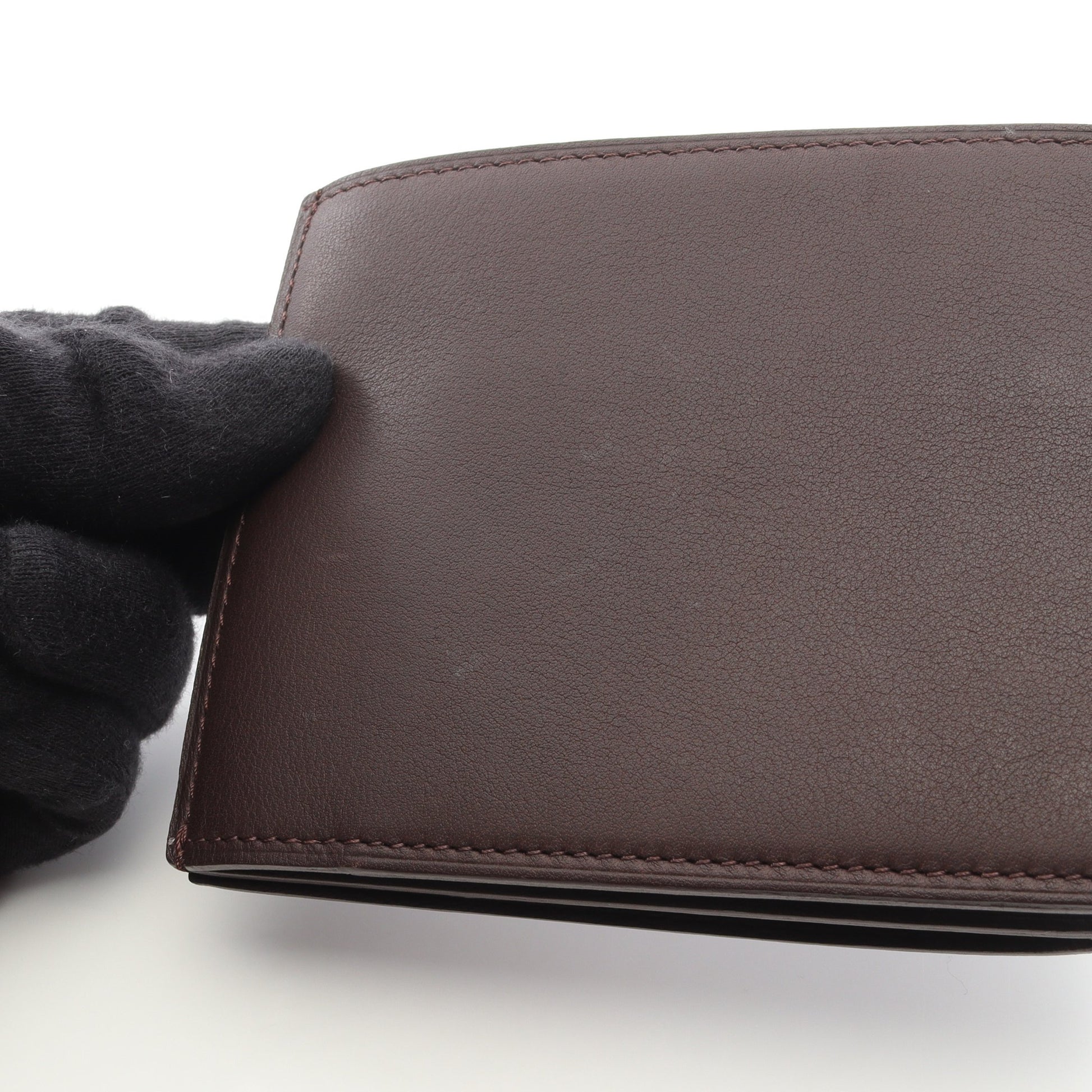 ロゴ 札入れ レザー ダークブラウン ダンヒル 財布・小物 dunhill