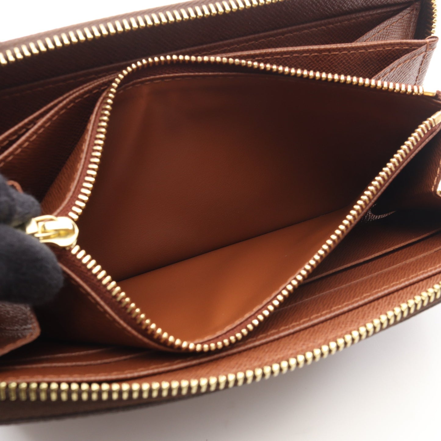 ジッピーウォレット モノグラム ラウンドファスナー長財布 PVC ブラウン ルイヴィトン 財布・小物 LOUIS VUITTON